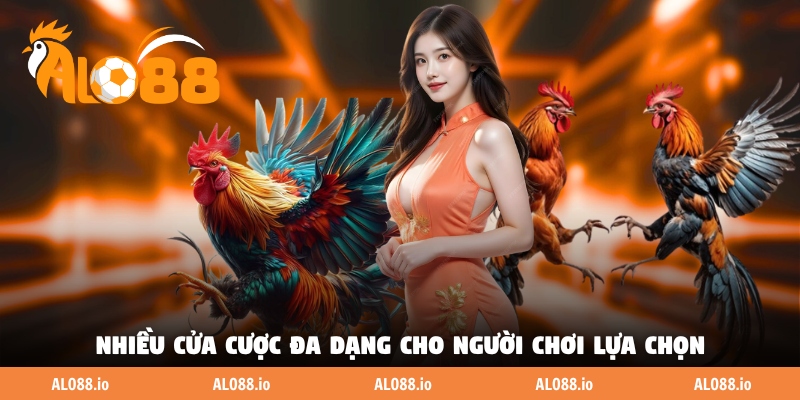 Nhiều cửa cược đa dạng cho người chơi lựa chọn