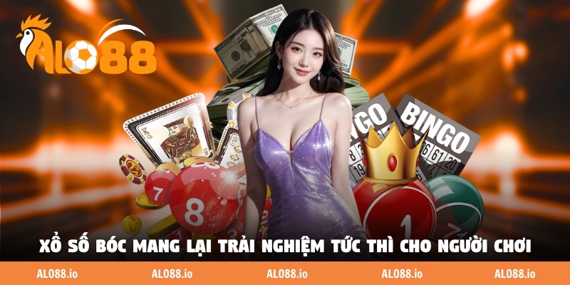 Xổ số bóc mang lại trải nghiệm tức thì cho người chơi